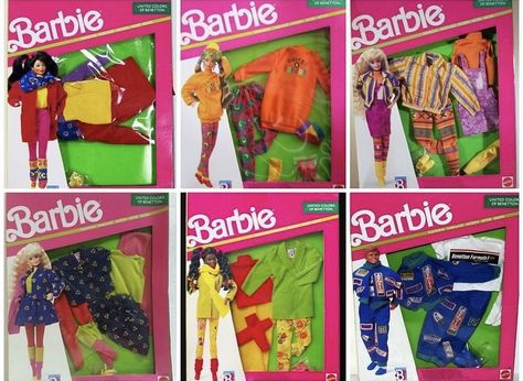 Barbie United Colors Of Benetton, Barbie Benetton, Barbie 90s, Childhood Memories 2000, Barbie Costume, 90s Toys, Barbie Vintage, Vintage Barbie Dolls, Barbie Friends