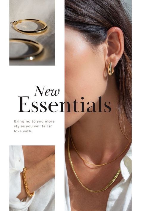 Jewelry Post Ideas, Jewelry Instagram Story, Gold Jewelry Bracelets, Gold Jewelry Aesthetic, Visuell Identitet, Instagram Branding Design, Jewellery Photography Inspiration, Jewelry Product Shots, Trendy Bottoms