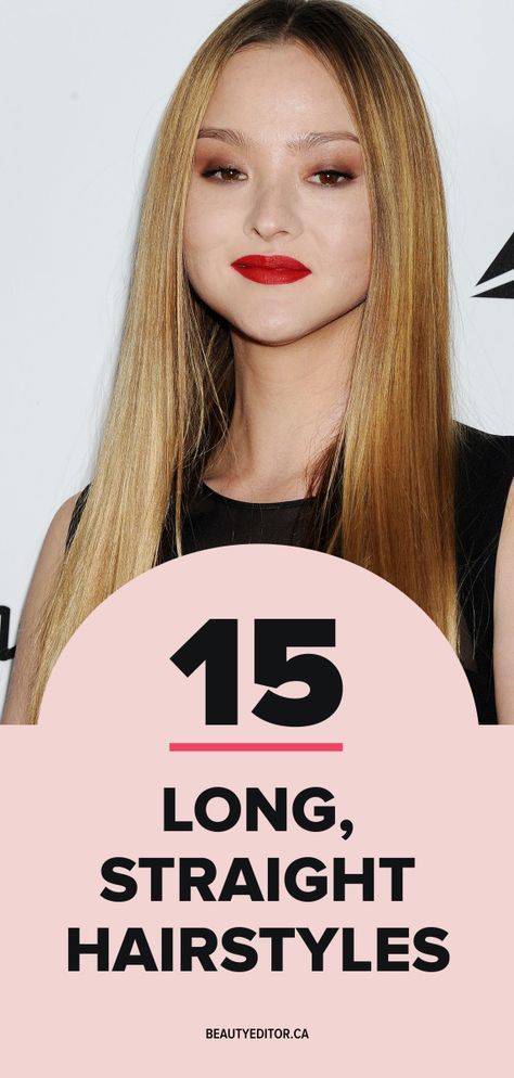 15 of the best hairstyles for long, straight hair. Long Straight Prom Hairstyles, Styling Long Straight Hair, Wedding Hairstyles For Straight Hair, Long Straight Hair Styles, Straight Prom Hair, Hairstyles For Long Straight Hair, Pageant Hair, Fine Straight Hair, Hair Mistakes