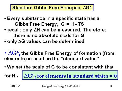 Gibbs Free Energy, Energy Definition, Chemistry Study Guide, Free Energy, Biochemistry, Study Guide, Chemistry, Energy