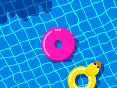 Summer is coming ! pool swimming aftereffects animation water ball duck buoy Pool Illustration Graphic Design, Water Motion Graphics, Summer Motion Graphics, Swimming Animation, Summer Animation, Aftereffects Animation, Pool Drawing, Swimming Videos, Summer Gif