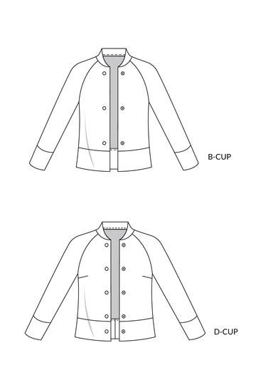 Sewing patterns for the modern woman. Raglan Sleeve Jacket Pattern, Pola Jaket, Raglan Sleeve Jacket, Interfacing Fabric, Raglan Knit, Jacket Sewing Pattern, Bulky Knit, Boxy Jacket, Jacket Sewing