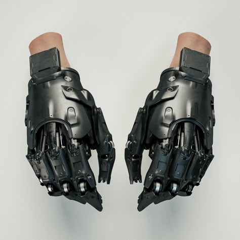 ArtStation - Gloves, Mark Chang 3d Karakter, Robot Hand, Futuristic Armour, Sci-fi Armor, Cyberpunk Aesthetic, Cyberpunk Fashion, Gothic Steampunk, Robot Design, Robots Concept