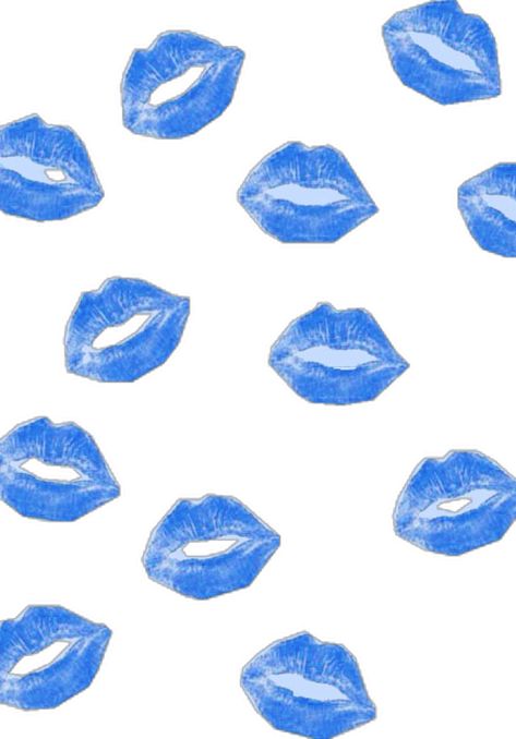 Kiss Mark Aesthetic Wallpaper, Blue Kisses Wallpaper, Kiss Mark Aesthetic, Kisses Background, Lip Kisses, Aesthetic Highlight Covers Instagram Pink, Vision Board Pics, Tela Iphone, Kiss Mark