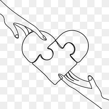 art,line draw,heart-shaped,two-person team,team work,puzzle,hand,team,spirit of cooperation,abstract,line draw,puzzle Puzzle Line Art, Drawing Person, Draw Heart, Line Pic, Puzzle Drawing, Relationship Drawings, Love Puzzle, Wing Drawing, Drawing Heart