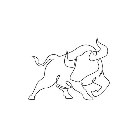 Bull Silhouette Tattoo, Minimalist Bull Tattoo, Bull Tattoo Simple, Tiny Bull Tattoo, Spain Tattoos Ideas, Bull Outline, Bull Tattoo Feminine, Left Hand Tattoo, Tattoo Taurus