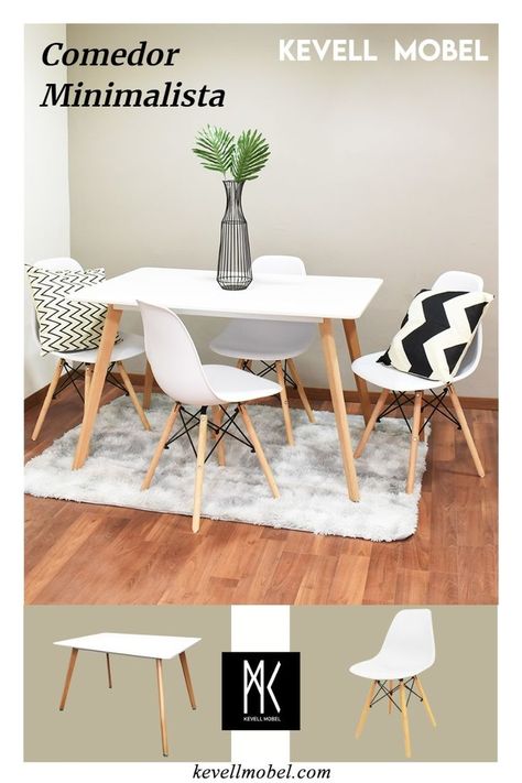 Decora tu hogar con KEVELL MOBEL Mita lo increible que luce este comedor moderno! La mesa de comedor Eames se presenta como una mesa practica, cómoda y funcional, perfecta para 4 o 6 comensales. De gran calidad y con finas terminaciones, son el aliado perfecto para dar vida a uno de nuestros espacios preferidos. ¡Disponibilidad Inmediata! Envios a todo México Table Home Decor, Decor Furniture, Home Decor Furniture, Doodle Art, Coffee Table, Coffee, Furniture, Home Decor, Home Décor