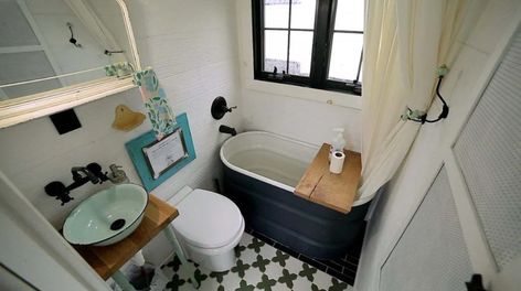 tiny house ideas - Google Search House Bathroom Ideas, Tiny Home Bathrooms, Design Casa Piccola, House Bathroom Designs, Tiny House Bathroom Ideas, Tiny House Company, Tiny House Blog, Tiny House Builders, Tiny House Community