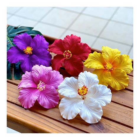 Hawaiian flower tattoos