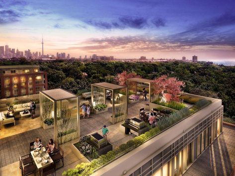 Rooftop Bar Design, Roof Landscape, Rooftop Restaurant Design, Roof Terrace Design, Terrasse Design, Terrace Restaurant, Rooftop Terrace Design, Rooftop Design, Pergola Design