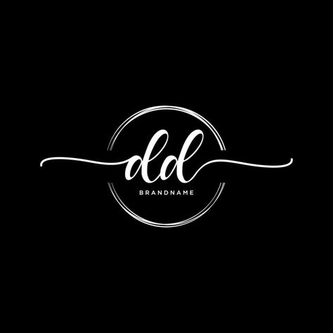 Dd Logo, Handwriting Logo, Feminine Logo, Wedding People, Cityscape Photos, Logo Collection, Creative Template, Wedding Fashion, Handwriting