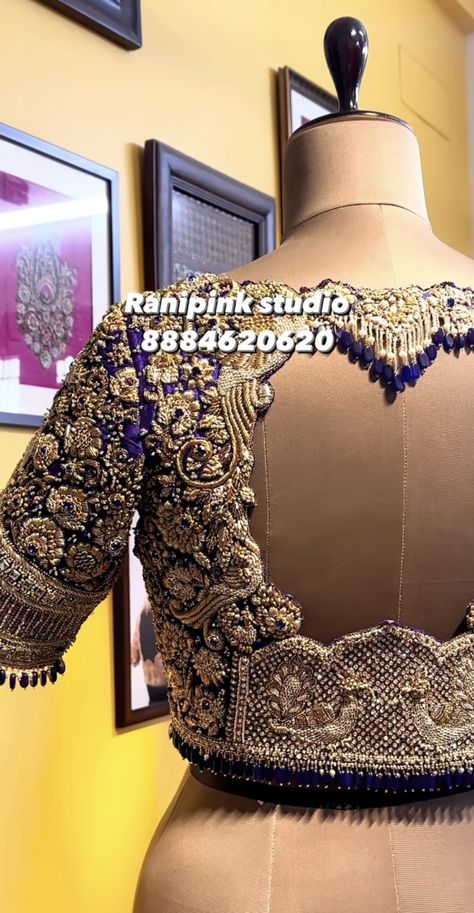 Unique Bridal Blouse Designs, Pelli Blouse, Velvet Blouse Design, Facebook Ideas, Bridal Embroidery, Pink Blouse Designs, Lace Blouse Design, Latest Bridal Blouse Designs, Cutwork Blouse