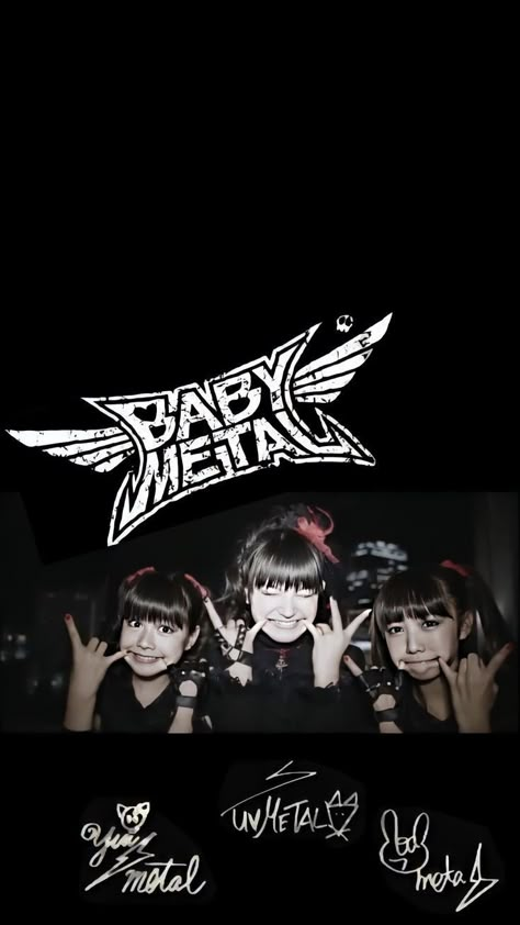 Baby Metal Wallpaper, Babymetal Poster, Babymetal Wallpapers, College Dorm Posters, Sabrina Carpenter Album, Su Metal, Engraving Illustration, Baby Metal, Band Wallpapers