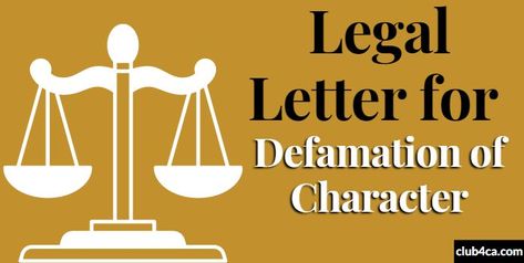 Sample Legal Letter Character Witness Letter For Court, Character Letter To Judge For Sentencing, Character Letter For Court, Clay Middle School, Letter Of Interest Sample, Letter To Judge, Character Reference Letter Template, Defamation Of Character, Personal Sovereignty