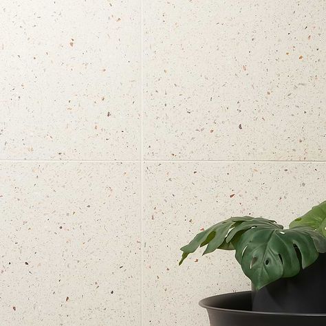 True Terrazzo Kashmir Beige 16x16 Polished Terrazzo Tile Cream Backsplash, Polished Cement, Terrazzo Floor, Backsplash Wall, Contemporary Tile, Terrazzo Tile, Shower Floor Tile, Terrazzo Tiles, Sanded Grout