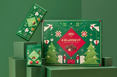 Kalev Seasonal series 2021 on Behance Christmas Box Design Packaging, Christmas Hampers Packaging, Christmas Packaging Design Inspiration, Christmas Package Design, Chocolate Design Packaging, Christmas Box Design, Holiday Packaging Design, Christmas Packaging Design, Xmas Packaging