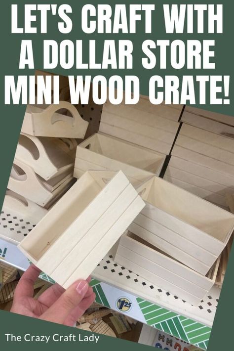 Mini Wood Crate Ideas For Christmas, Small Crate Ideas, Wood Box Decoration Ideas, Dollar Tree Mini Crate Ideas Fall, Mini Wooden Crate Ideas, Mini Crates Ideas, Mini Crate Crafts, Mini Crate Ideas Diy, Wood Crate Ideas Diy Projects