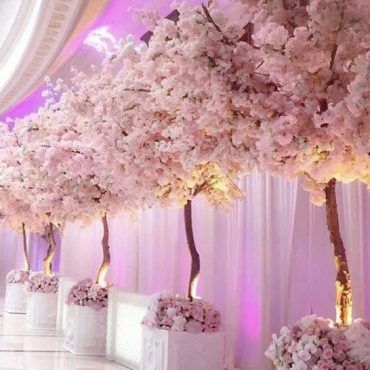 Cherry Blossom Tree Rental for Weddings & Events Los Angeles | Dreams in Detail Blossom Tree Wedding, Cherry Blossom Wedding Theme, Cherry Blossom Theme, Boda Diy, Cherry Blossom Wedding, Salon Interior Design, Blossom Tree, Interior Design Magazine, Cherry Blossom Tree