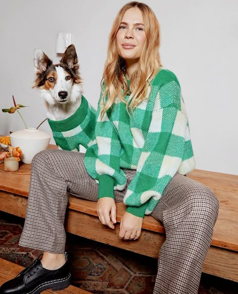 Jessie Bush, Fearne Cotton, Cute Dog Clothes, Dog Fashion, Wardrobe Wishlist, Dog Projects, Dog Items, Pet Fashion, Dog Costumes