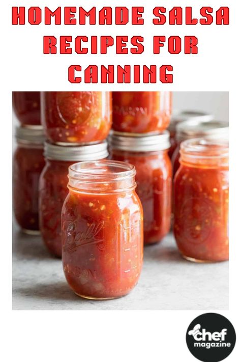 Preserve the bold flavors of summer with this Homemade Salsa Recipes for Canning! Made with fresh tomatoes, peppers, onions, and just the right amount of spice. Whether you’re using Roma tomatoes or Big Mama varieties, this homemade tomato salsa canning recipes, homemade sweet salsa recipe for canning is delicious and easy to make. Great for pairing with chips, tacos, and more. Ensure your jars are clean and follow safe canning practices. Learn more tips on perfecting your canned salsa! Canned Restaurant Salsa Recipe, Salsa With Tomato Sauce, Smooth Salsa Recipe For Canning, Making And Canning Salsa, Pioneer Woman Salsa Recipe, Canned Tomato Salsa Recipe, Homemade Sweet Salsa, Tomato Salsa Canning Recipes, Canned Salsa Recipe With Fresh Tomatoes