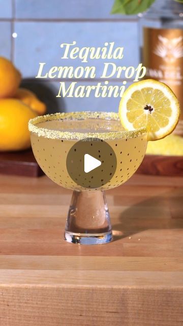 Thirsty Bartenders on Instagram: "Tequila just hits different! 😋 Rumor has it, unlike other spirits, tequila is an upper.. do you agree?? Test out this theory with this Tequila Lemon Drop Martini! 🍋  Lemon Drop Martini: • 2 ounces tequila • ½ ounce triple sec • 1 ounce lemon juice • 1 ounce simple syrup • citrus salt @twang_official • lemon wheel  🧂 Check out @Twang_Official for the best rimming salts. Today we used their citrus splash salt.  * We recommend to use a Reposado tequila for this one, it brings sweet notes of vanilla which is perfect for a soft lemon drop martini. We used @CasaDelSolTequila Reposado 😘👌🏼   #cocktails #tequiladrinks #tequilarecipe #tequilacocktail #drinkstagram" Martinis With Tequila, Lemon Drop With Tequila, Lemon Drop Pitcher Recipe, Tequila Lemon Drop, Lemon Drop Drink, Tequila Martini, Lemon Drop Recipe, Coconut Tequila, Tequila Recipe