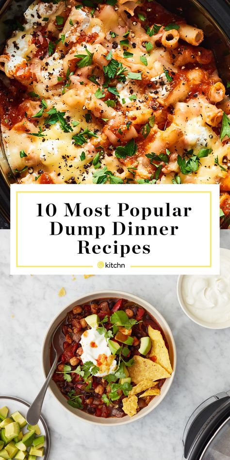 Cheap Dump Dinners, Crock Pot Meal Prep Healthy Dump Dinners, Fast Slow Cooker Meals, Simple Crock Pot Meals Dump Dinners, Cheap Dump Meals Crock Pot, Easy Dump And Go Crockpot Recipes, Dump And Bake Dinner Recipes, Easy Crockpot Dump Recipes, Hot Meal Prep