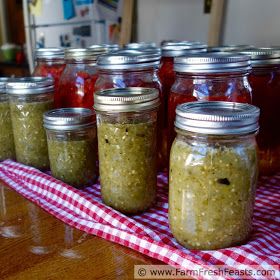 Salsa Verde with Roasted Hatch Chiles (Canning recipe) http://www.farmfreshfeasts.com/2016/07/salsa-verde-with-roasted-hatch-chiles.html Chili Canning Recipe, Chili's Salsa Recipe, Hatch Chile Salsa, Hatch Green Chili Recipe, Hatch Chili Recipes, Green Chili Salsa, Hatch Chile Recipes, Salsa Canning Recipes, Hatch Green Chili