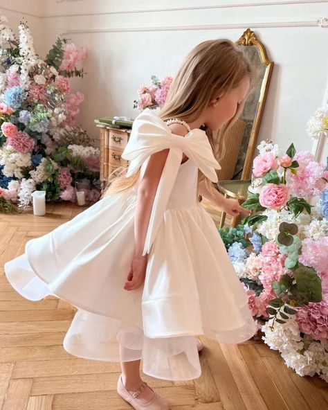 Bella Dress, Eva Dress, First Communion Dress, One Year Old, Newborn Dresses, Girls Rompers, Dress Backs, What You Think, Special Occasion Dresses