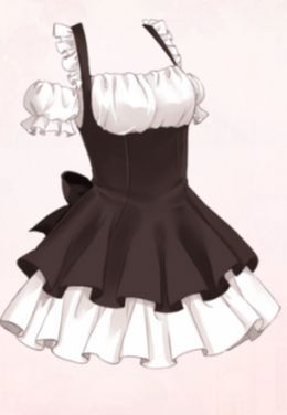 Gacha Maid Dress, I Want Pizza, Vestidos Anime, Fashion Sketches Dresses, Cute Aprons, Maid Outfit, Dress Design Sketches, Dress Sketches, Love Nikki