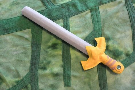 Picture of Hero of Legend Foam Sword Cardboard Costume, Felt Squares, Kids Play Area, Kids Play, Glue Gun, Hot Glue Gun, Eva Foam, Play Area, Hot Glue