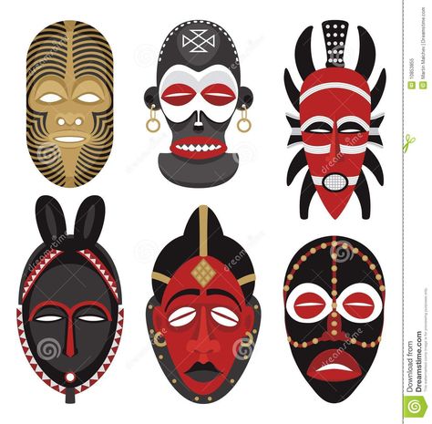 african masks images | This is the second illustration of vector African masks in my ... African Art Projects, Mask Drawing, Afrique Art, Afrikaanse Kunst, Art Premier, African Mask, Africa Art, Masks Art, African Masks