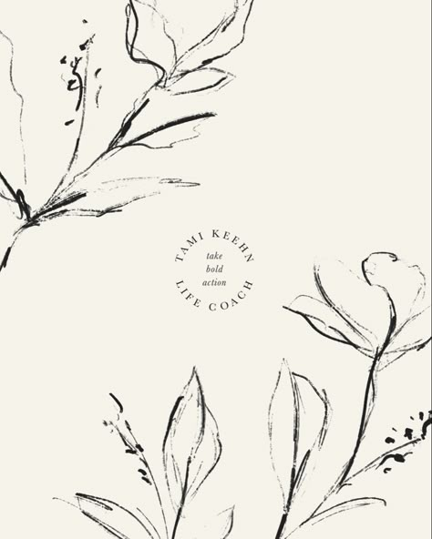 Boudoir and life coach brand, neutral brand identity, organic botanical illustrations, floral pattern, organic texture Organic Pattern Design, Botanical Graphic Design, Life Coach Branding, Organic Branding Design, Botanical Branding, Organic Graphic Design, Florist Business Card, Botanical Aesthetic, Floral Branding