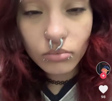 Alt Septum Piercing, Stretched Septum Jewelry, 2g Septum, 0g Septum, 4g Septum, 6g Septum, Gauged Septum, Dream Piercings, Stretched Septum