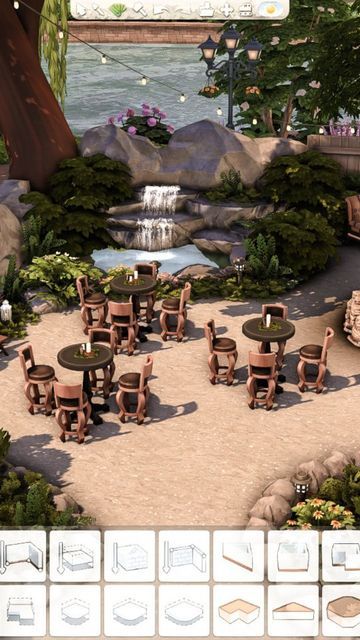 Sarina Sims | Sims 4 Builds on Instagram: "The Sims 4 - Landscaping of the Build Henford Bar (No CC) Hey! 🤗 Yesterday I presented a new build called Henford Bar and today I show how I made the Landscaping. This Sims 4 build video consists of a speed build and stop motion part. The whole build is No CC! I built it in Henford-on-Bagley on a 30x20 lot. This Sims 4 build is a community lot. ID: xXSarina_27xX #ts4 #sims4 #thesims4 #thesims4builds #showusyourbuilds #sims4housebuild #thesims4house #sims4speedbuild #simscreatorscommunity #nocc #thesims #simscreation #simstagram #thesims4design #thesims4speedbuild #simscommunity #sims4creations #sims4building #ea #eagames" Forest Cottage Interior, Henford On Bagley, Sims 4 Alpha Cc, Sims 4 Alpha, Forest Cottage, Alpha Cc, Sims 4 Builds, Sims House Plans, Sims House Design