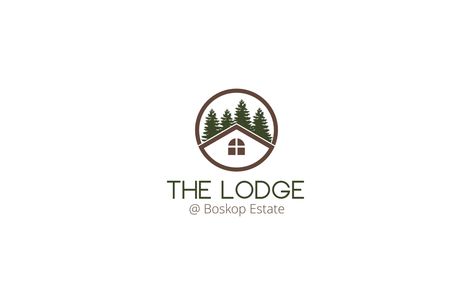 Check out this Upmarket, Professional, Accommodation Logo Design for The Lodge @ Boskop Estate | Design: #2489354, Designer: laceymosleyy, Tags: Accommodation Accommodation Logo, Venue Logo, Wood Logo Design, Ski Party, Estate Design, Apres Ski Party, Wood Logo, Retreat House, Eco Lodge