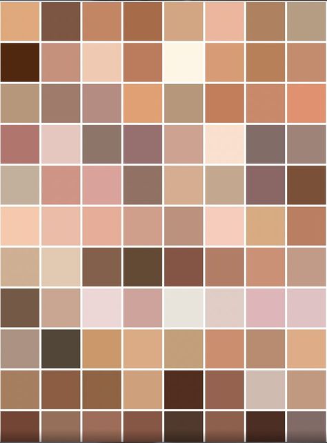 Ibis Paint Color Palette Skin, Ibis Paint Palette, Skin Colour Palette, Skintone Palettes, Ibis Paint Color Palette, Color Palette Ibispaint, Skin Palette, Flat Color Palette, Hex Color Palette