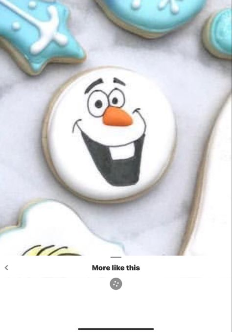 Olaf Cookies, Frozen Cupcakes, Frozen Bday Party, Frozen Movie, Frozen Themed Birthday Party, Frozen Cookies, Summer Cookies, Cookies For Kids, Soft Serve