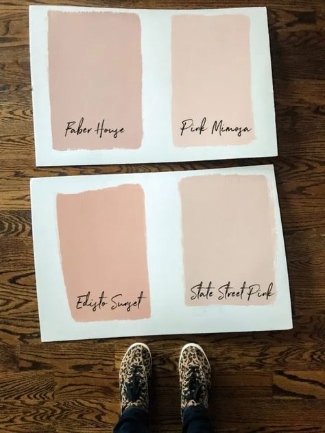 Pink House Colors Exterior, Pink Farmhouse Exterior, Rose House Exterior, Perfect Pink Paint Color, Pink Houses Exterior, Pink Exterior House, Pink House Exterior, Pink Front Door, Pink Paint Colors