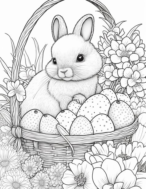 Get your kids excited for Easter with this fun and creative coloring book! With 20+ pages of beautiful illustrations, they'll have hours of fun coloring their favorite Easter characters and scenes.
#Easter #ColoringBook #KidsActivity Merry Christmas Coloring Pages, Easter Characters, Monster Truck Coloring Pages, Easter Bunny Colouring, Easter Coloring Book, Illustration For Kids, Farm Animal Coloring Pages, Dragon Coloring Page, Easter Coloring