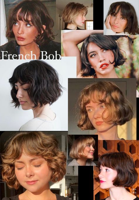 French Wavy Bob Haircut, Curled French Bob, French Choppy Bob, Short Hairstyle French, Parisian Bob Straight Hair, French Bob Bayalage, Bob Hairstyles French, Wavy Hair French Bob, Cropped French Bob