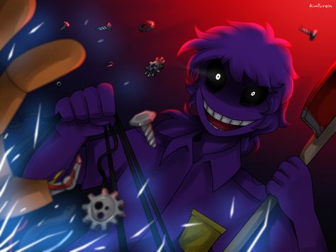 Fnaf Creepy, Vincent Fnaf, Living Tombstone, Phone Guy, Purple Monster, Fnaf 4, Hope You, Sister Location, William Afton