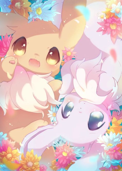 Nakimayo (@nakimayonnaise) / Twitter Eevee Comic, Shiny Eevee, Eevee Wallpaper, Eevee Cute, Pokemon Eevee Evolutions, Pokemon Game Characters, Pokemon Eeveelutions, Images Kawaii, Cute Pokemon Pictures