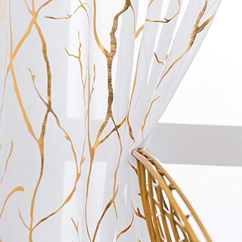 white and gold sheer curtains, https://countrycurtains.net/white-and-gold-sheer-curtains/ , , Check more at https://countrycurtains.net/white-and-gold-sheer-curtains/ White And Gold Sheer Curtains, Gold And White Curtains Living Room, Gold And White Curtains, Gold Curtains Living Room, White Curtains Living Room, Golden Curtains, Curtains Design, Tree Curtains, Gold Tulle