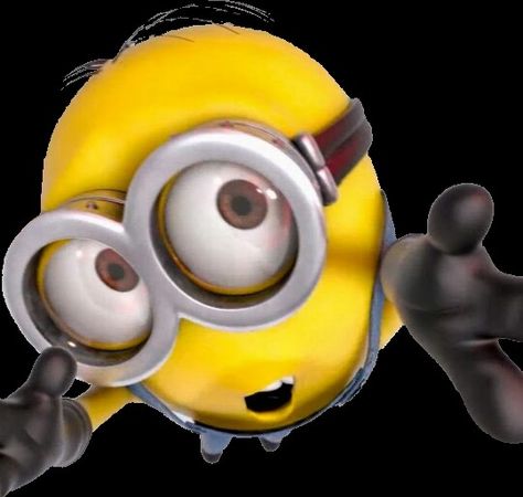 Minion clear transparent background Minions Cute, Two Eyes, Minions Love, Cute Minions, Minion Party, Telegram Stickers, Animated Images, Minions Funny, Funny Profile Pictures