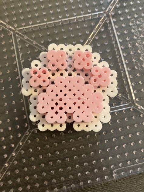 Perler Bead Cat Paw, Gloomy Bear Kandi Pattern, Dog Kandi Pattern, Beaded Paw Print, Pink Paw Print, Space Activities, Print 3d, Perler Bead, Perler Beads