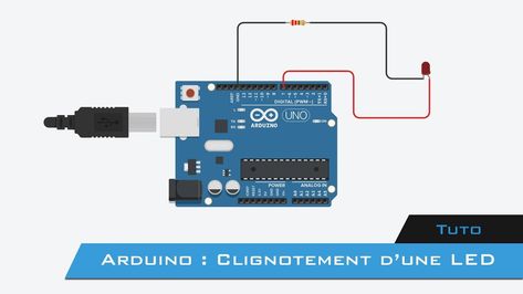 Tuto Arduino débutant | Faire clignoter une LED Arduino, The Creator, Led