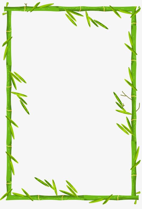 Bamboo Border Design, Border Design Drawing, Disney Princess Decorations, Panda Birthday Party Decorations, Bamboo Border, Panda Png, Panda Baby Showers, Bamboo Background, Photo Frame Images