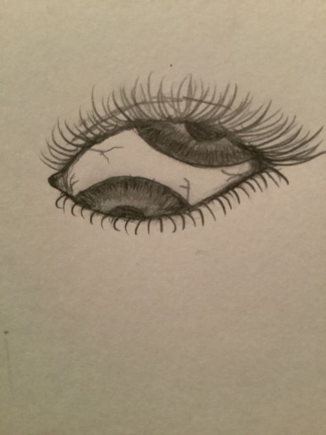 Easy Eye Drawing, Arte Doodle, Art Sketches Doodles, Indie Drawings, Cool Pencil Drawings, Meaningful Drawings, Art Tools Drawing, Dark Art Drawings, Easy Doodles Drawings