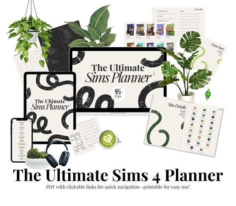 Take your Sims 4 gameplay to the next level with The Ultimate Sims Planner! 🏡✨Track, organize, and plan every detail of your Sim’s life with ease. Perfect for every Simmer looking to stay on top of their game! 📝 Updates always included for the latest Sims 4 packs! #thesims4 #planners #gamingessentials #simscommunity #etsy #etsyshop Sims Planner, Sims 4 Packs, Sims 4 Gameplay, Sims Community, The Sims4, Cheat Sheets, Next Level, Sims 4, The Next