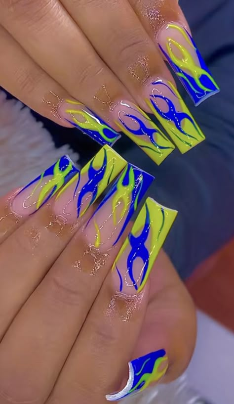 Neon Acrylic Nails, Art Designs Ideas, Drip Nails, Nails Design With Rhinestones, Cute Acrylic Nail Designs, Dope Nail Designs, Acrylic Nails Coffin Pink, Unique Acrylic Nails, Nail Designs Glitter